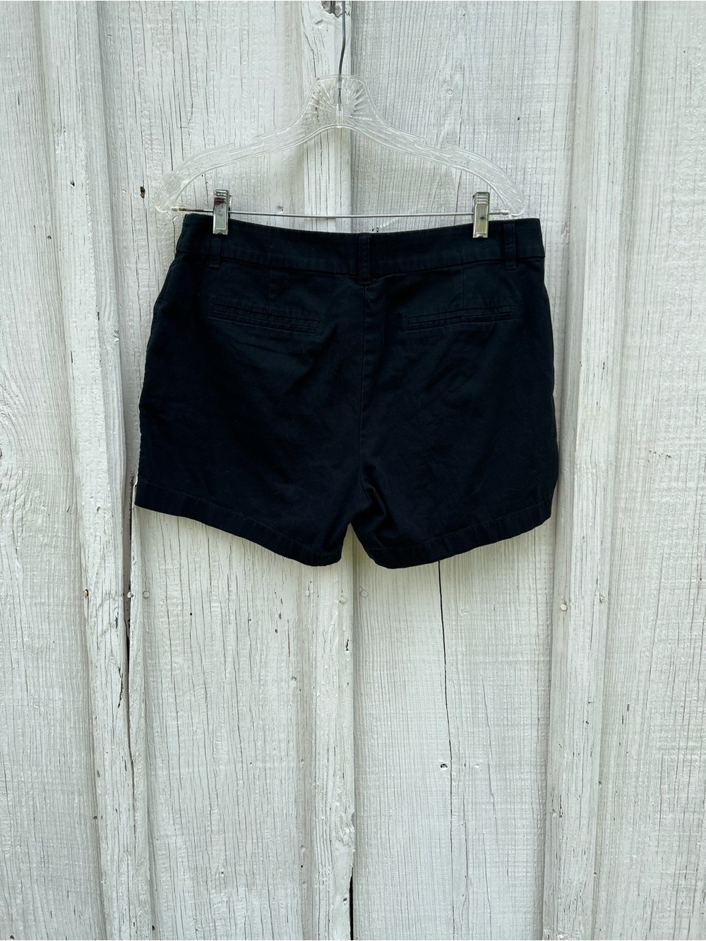 J. Crew Re-Imagined Black Chino Shorts Size 10 | 100% Cotton